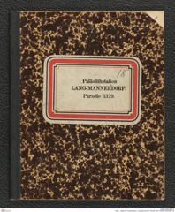 Seite 1, Tagebuch "Paläolithstation | Lang-Mannersdorf | Parzelle 1329" (NHMW-PRAE-BBB-18)